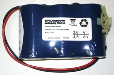 NLB 309 (3,6V4,5Ah-R-Plugg 15) – bilde 1 av 3