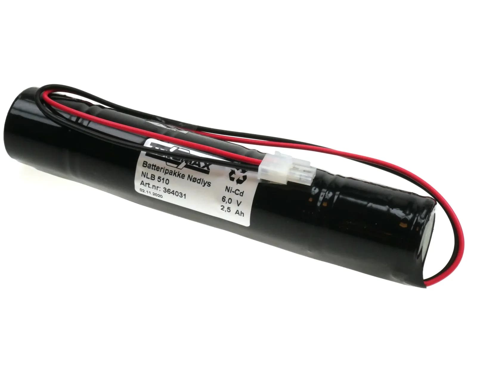 NLB 510 (6V2,5Ah-S-Plugg 12) – bilde 1 av 2