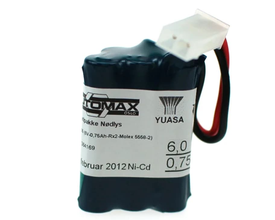 NLB 535 (6V-0,8Ah-Rx2-Plugg 16) – bilde 1 av 3