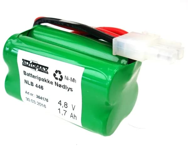 NLB 446 (4,8V1,7Ah-R2-Plugg 12) – bilde 1 av 3