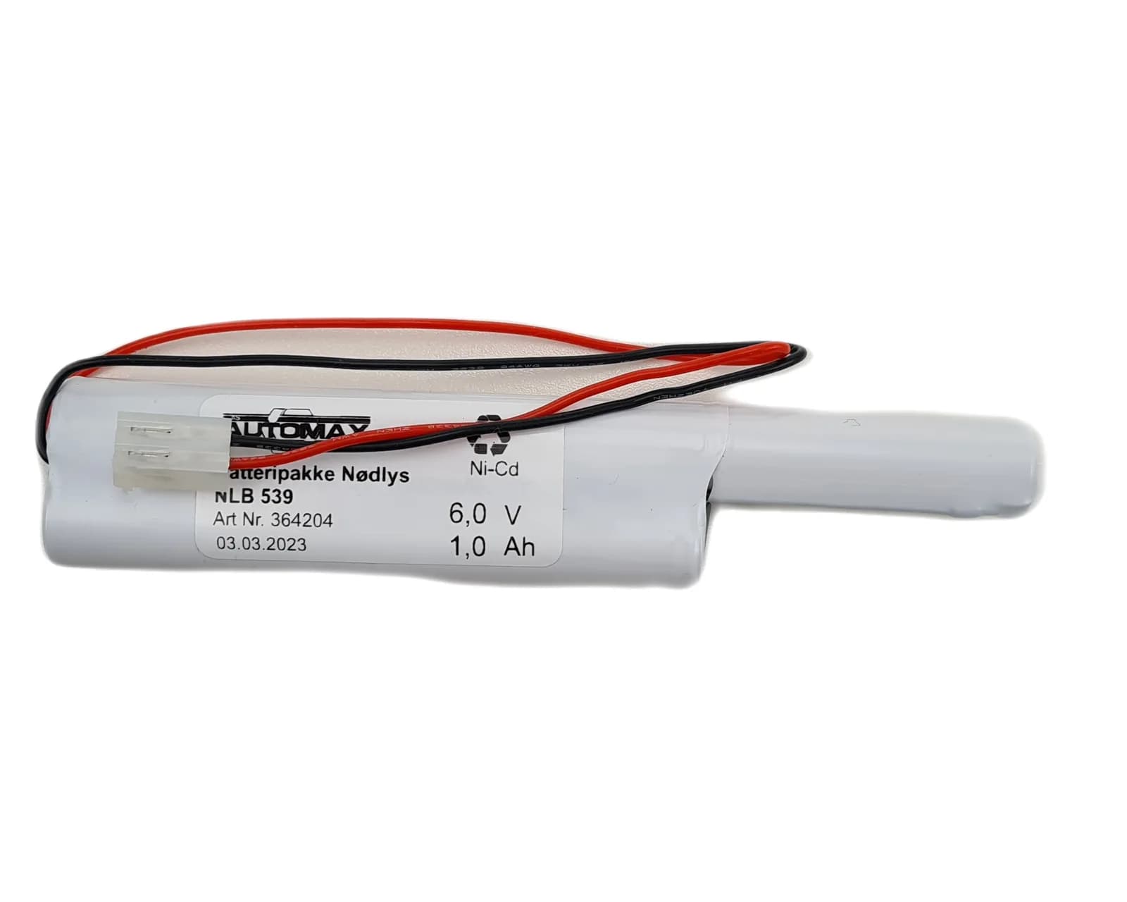 NLB 539 (6,0V1,0Ah-Sx2-Plugg 27) – bilde 1 av 2