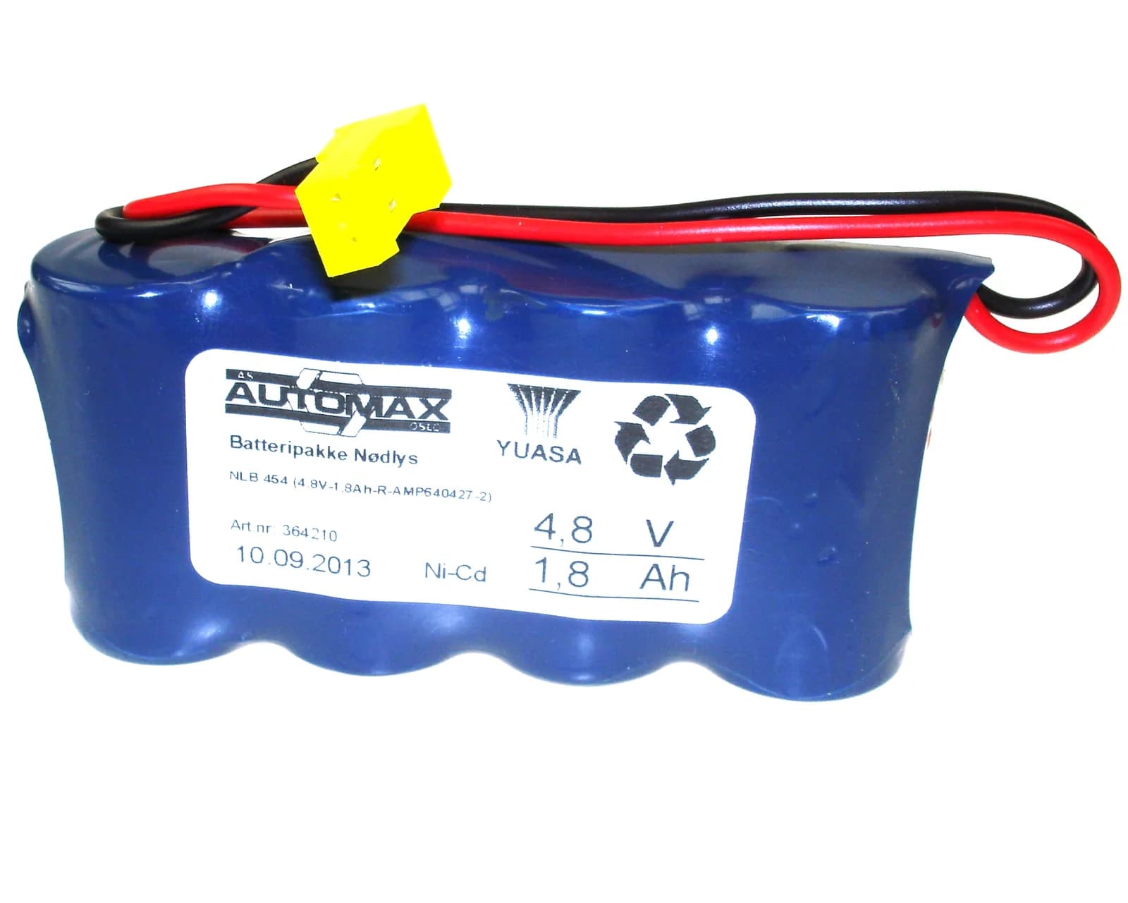 NLB 454 (4,8V-1,8Ah-R-Plugg 14) – bilde 1 av 2