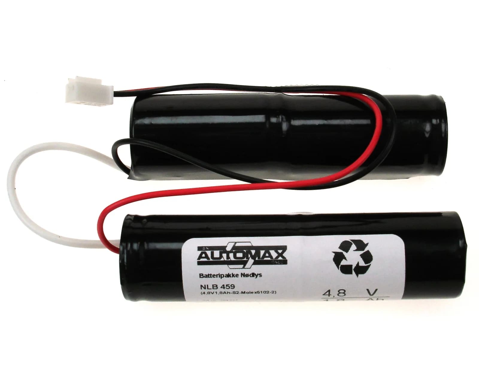 NLB 459 (4,8V1,8Ah-S2-Plugg 24) – bilde 1 av 2