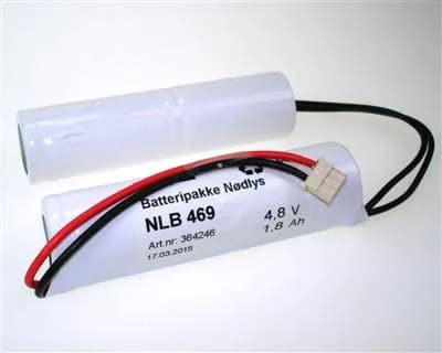 NLB 469 (4,8V1,8Ah-S2-Plugg 31) – bilde 1 av 2
