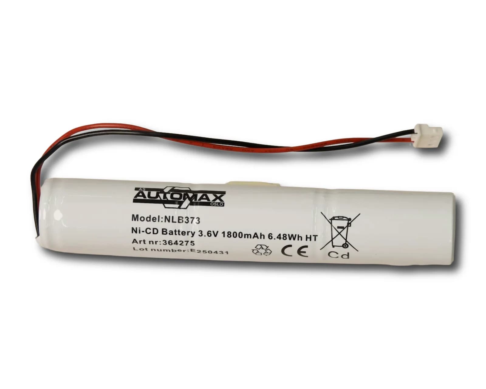 NLB 373 (3,6V1,8Ah-S-Plugg 31) – bilde 1 av 3