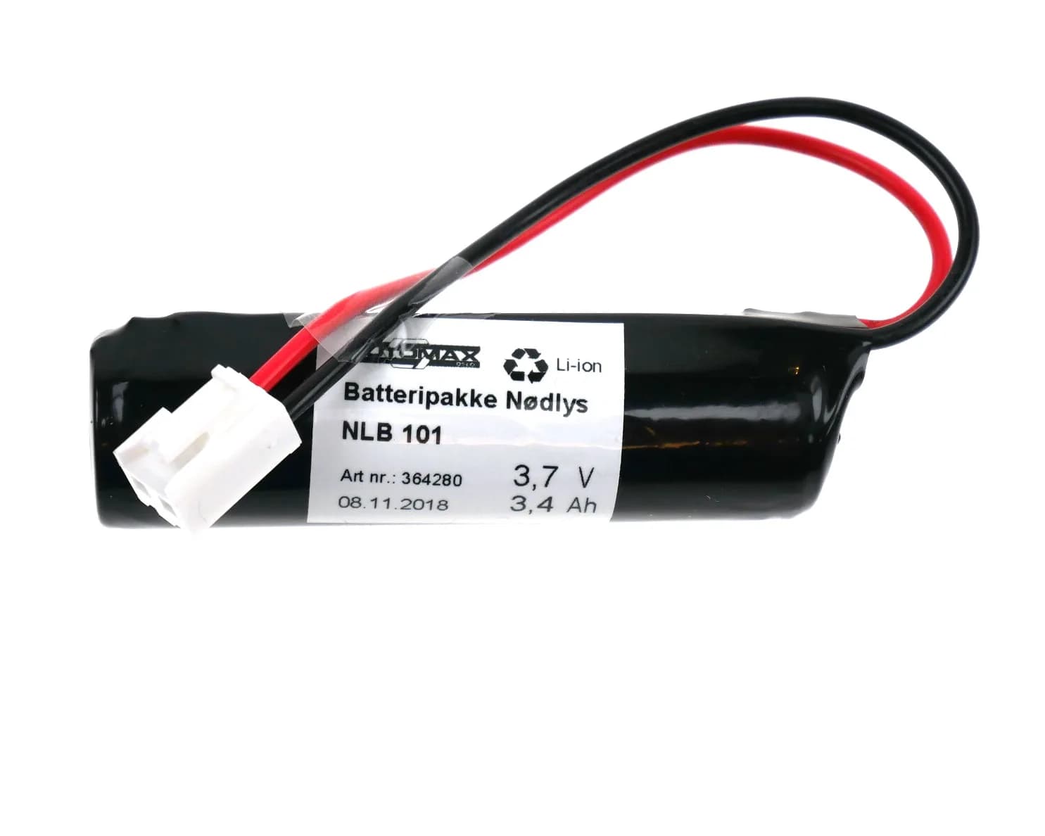 NLB 101 (3,7V2,2Ah-Plugg 13 polvent) – bilde 1 av 2