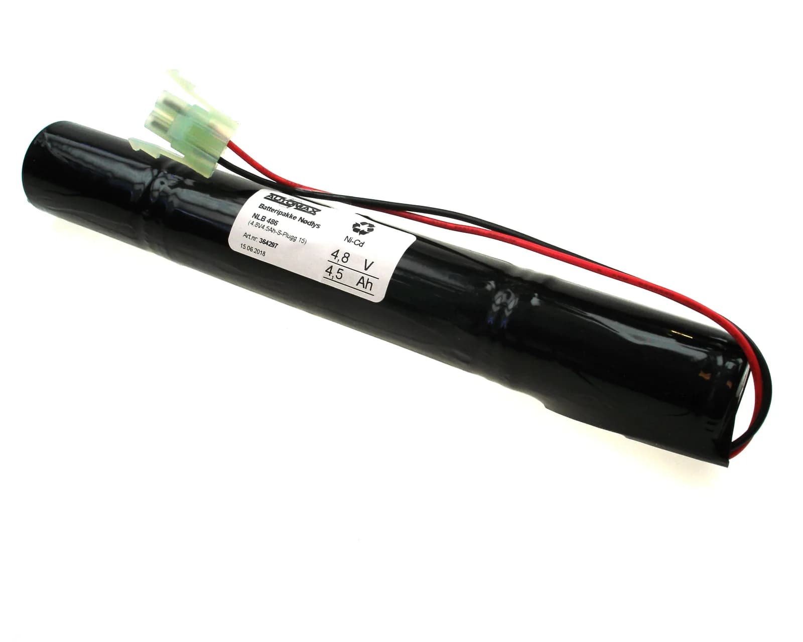 NLB 486 (4,8V4,5Ah-S-Plugg 15) – bilde 1 av 2