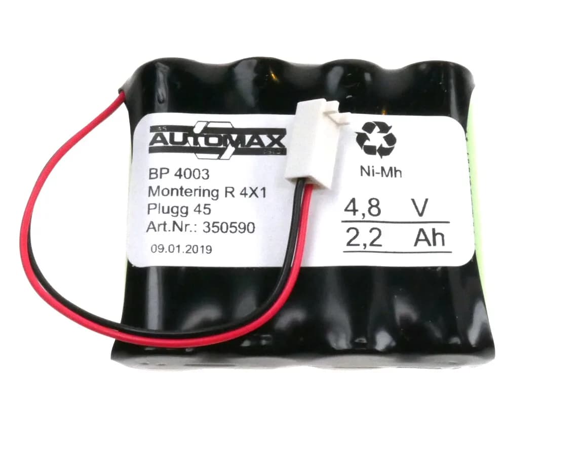 BP 4003 4,8V-2,2Ah MR4x1 Plugg 45 – bilde 1 av 2