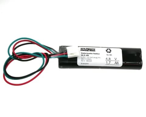 NLB 496 (4,8V-1,7Ah MS2x2 plugg 55)