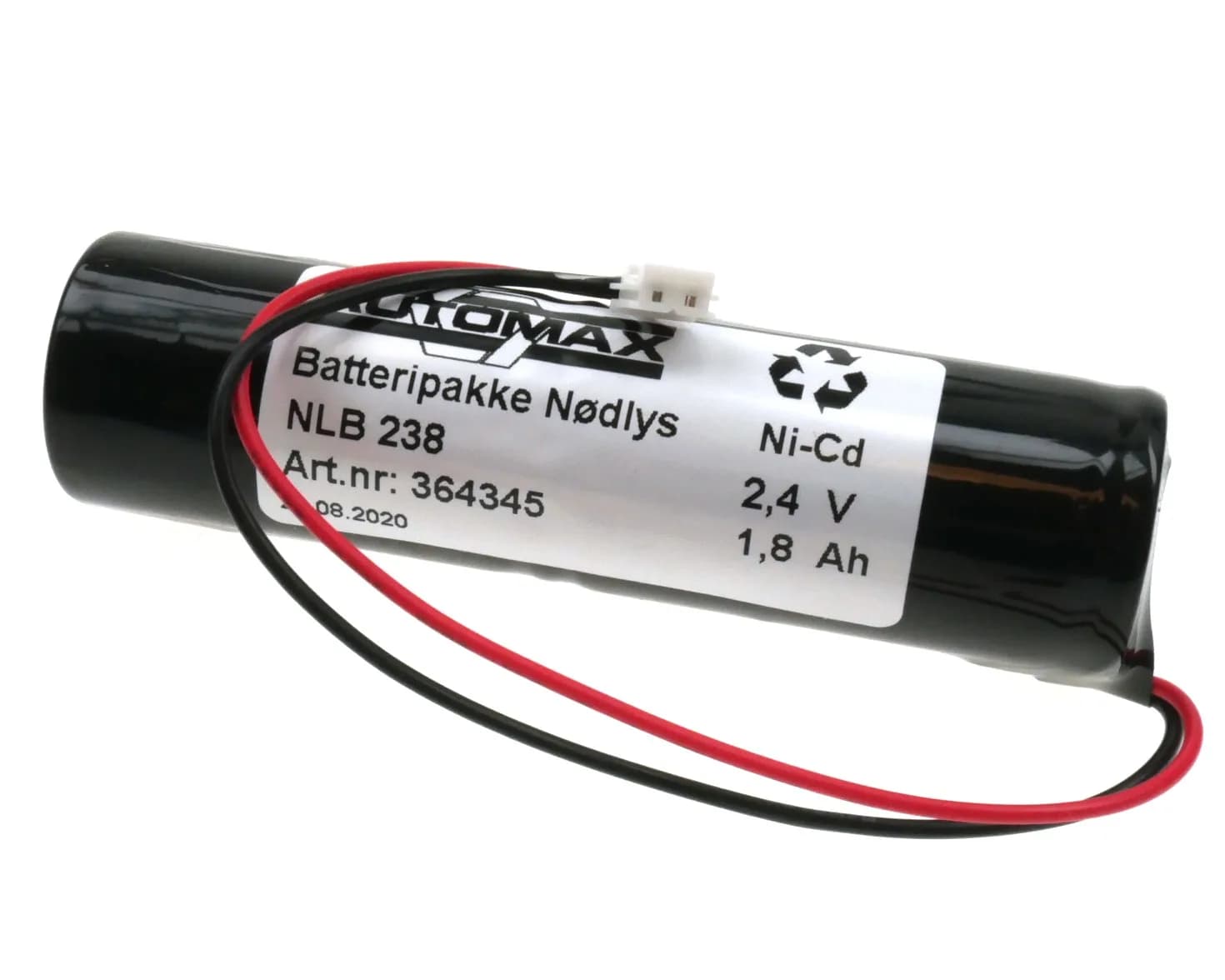 NLB 238 (2,4V-1,8Ah-S-Plugg 53) – bilde 1 av 2
