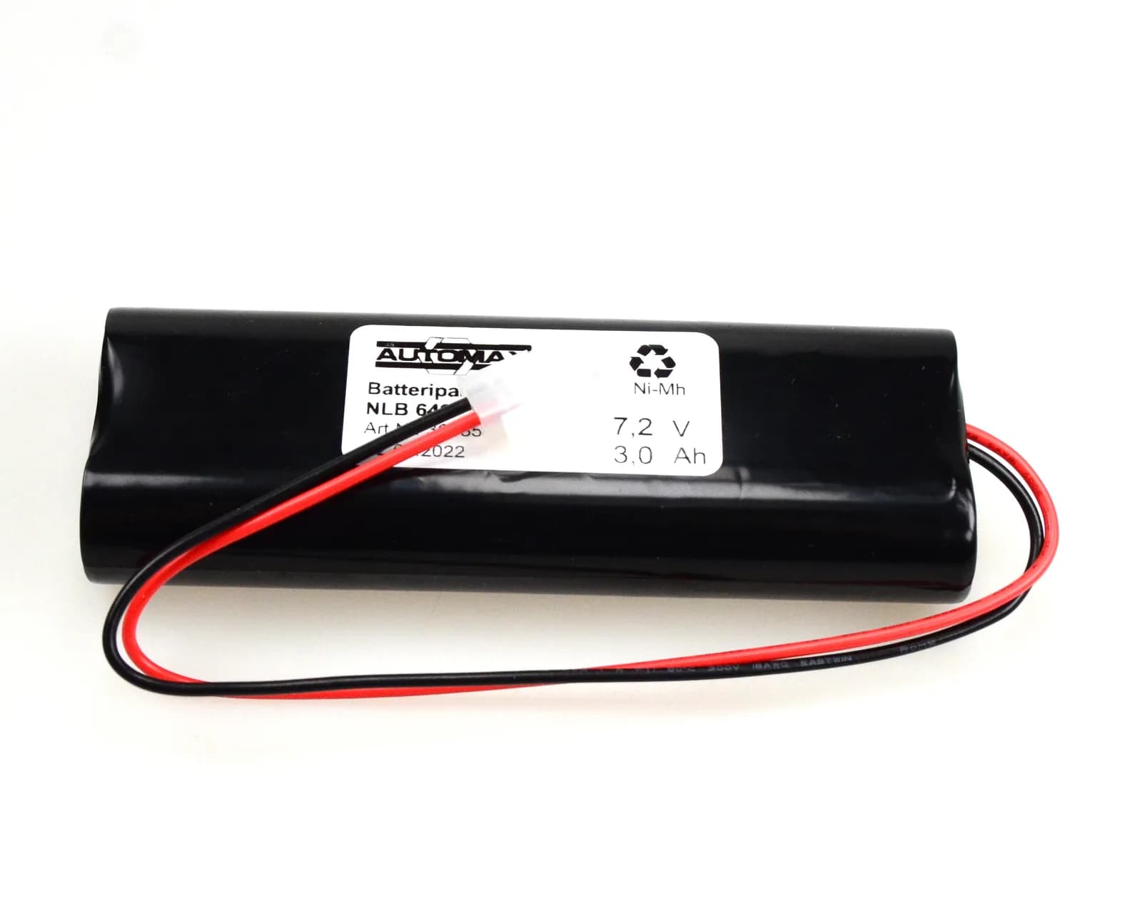 NLB 642 (7,2V3,0Ah-2S-Plugg 12) – bilde 1 av 2