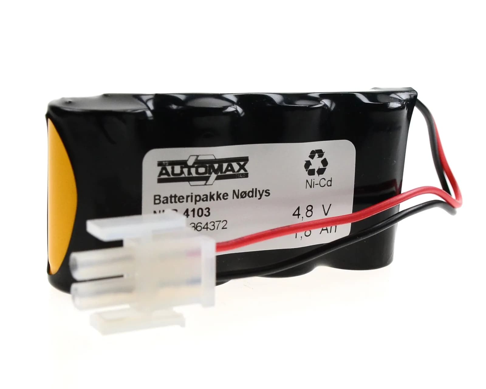 NLB 4103 (4,8V-1,8Ah-R-Plugg 11) – bilde 1 av 2