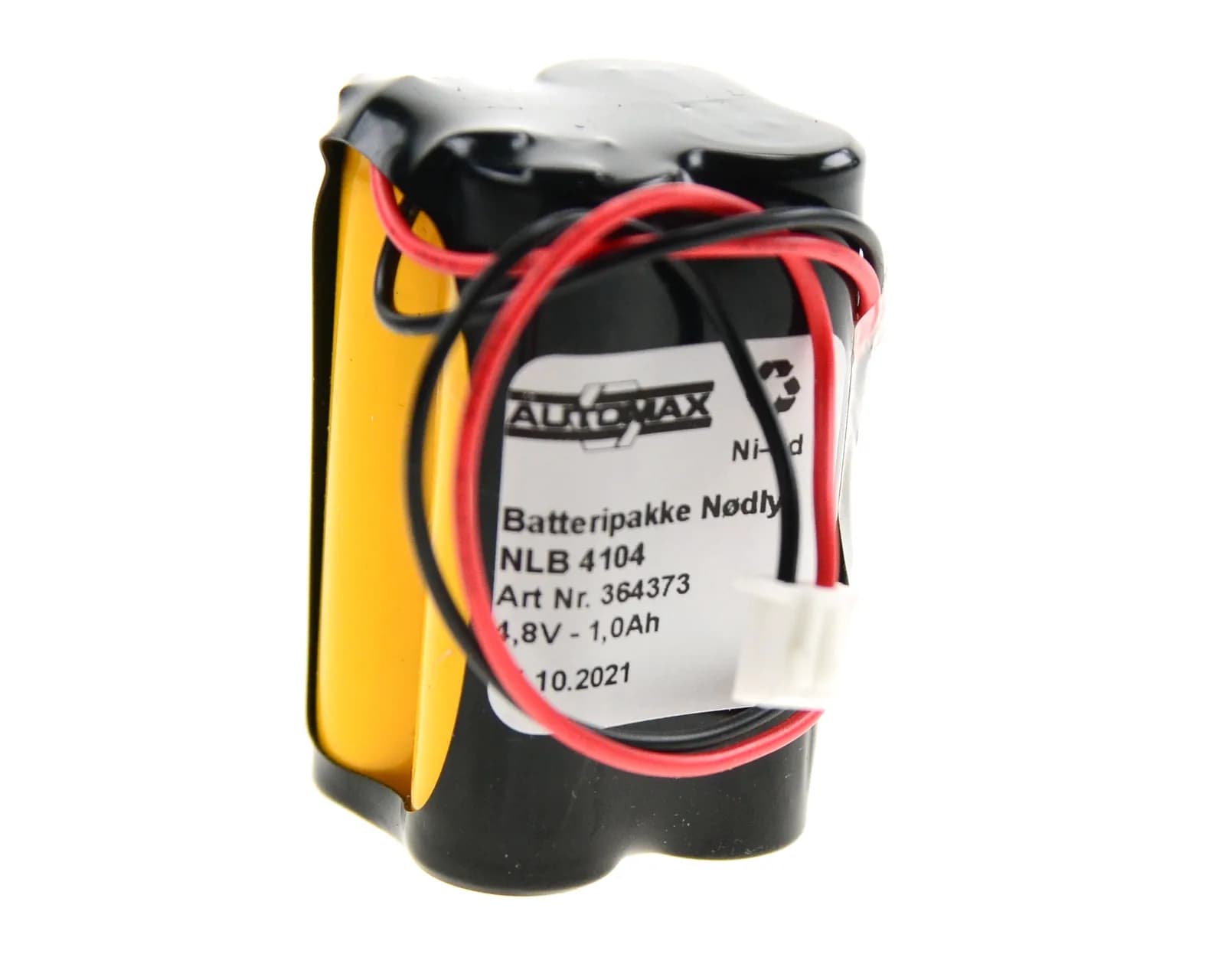 NLB 4104 (4,8V1,0AH-R2-Plugg 33) – bilde 1 av 2