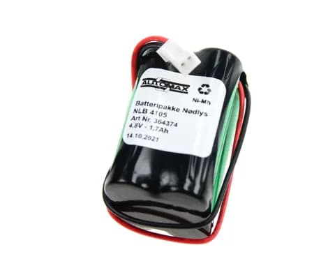 NLB 4105 (4,8V1,7Ah-Rx2-Plugg 24 polvent)