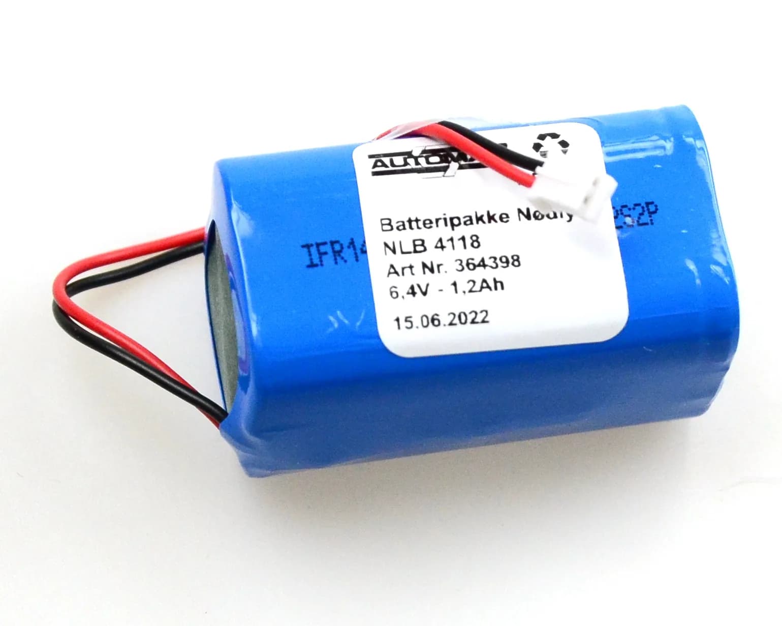 NLB 4118 (6,4V-1,2Ah-2R-Plugg 29) – bilde 1 av 2