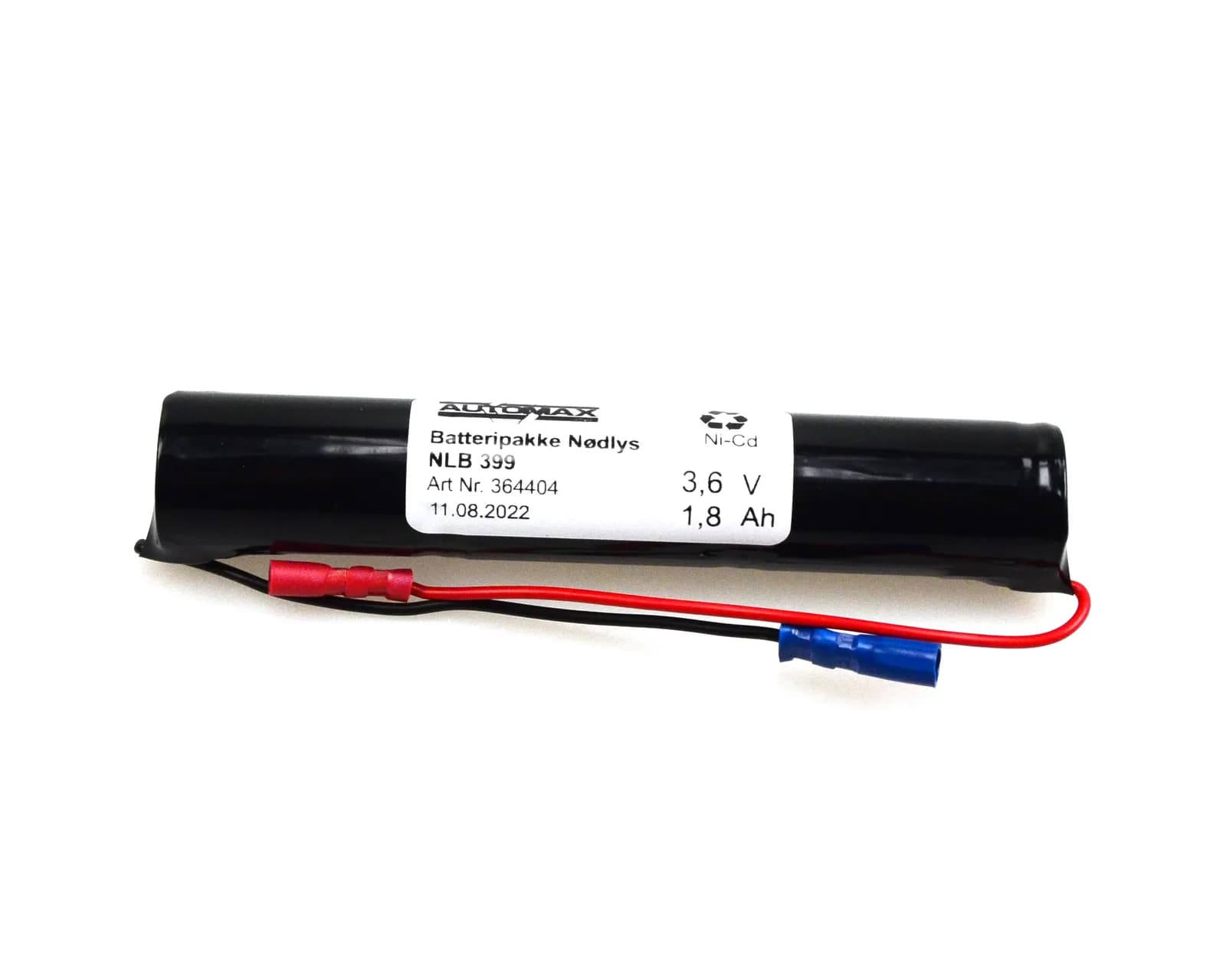 NLB 399 (3,6V1,8AH-S-Fl. hun-+2,9) – bilde 1 av 2