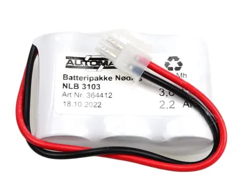 NLB 3103 (3,6V2,2Ah-R-Plugg 12)