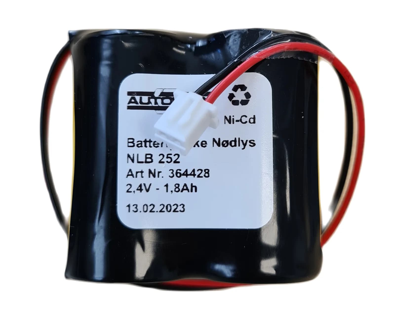 NLB 252 (2,4V-1,8Ah-R-Plugg 33) – bilde 1 av 2