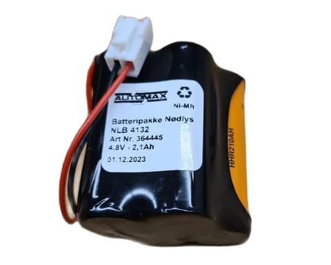 NLB 4132 (4,8V-2,1AH-Rx2F-Plugg 13 polvent)