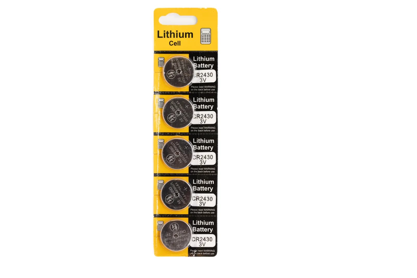 CR2430 3.0V 300MAH Blister - 5 stk – bilde 1 av 2