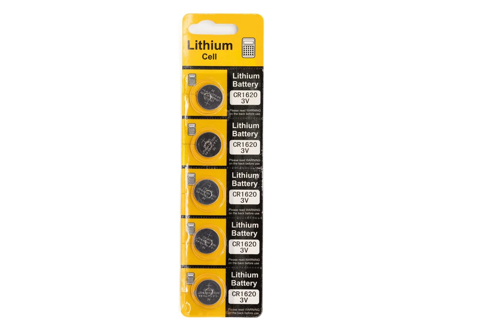 CR1620 3.0V 70MAH Blister - 5 stk – bilde 1 av 2