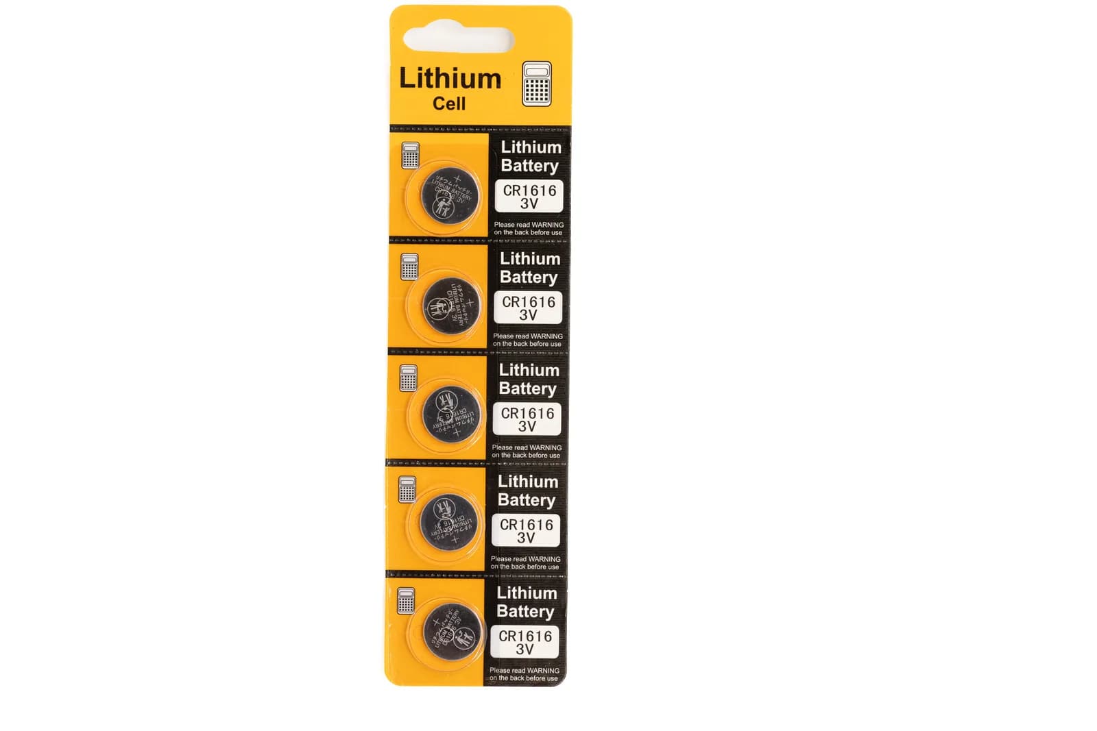 CR1616 3.0V 50MAH Blister - 5 stk – bilde 1 av 2