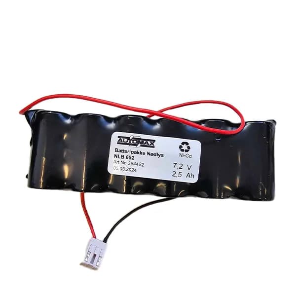 NLB 652 (7,2V-2,5Ah-R-Plugg 59) – bilde 1 av 2