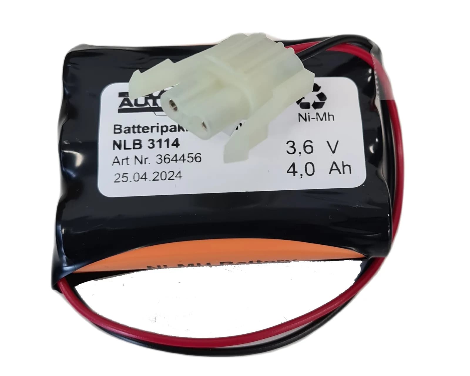 NLB 3114 (3,6V-4,0Ah-R-Plugg 15) – bilde 1 av 2