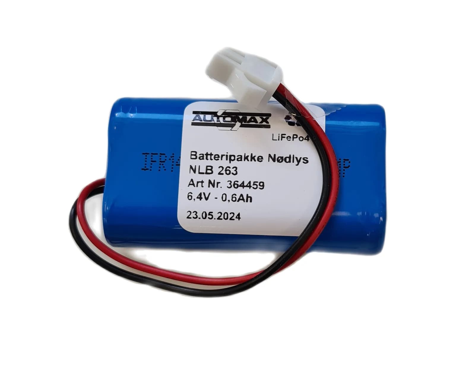 NLB 263 (6,4V-0,6Ah-R-Plugg 43) – bilde 1 av 2