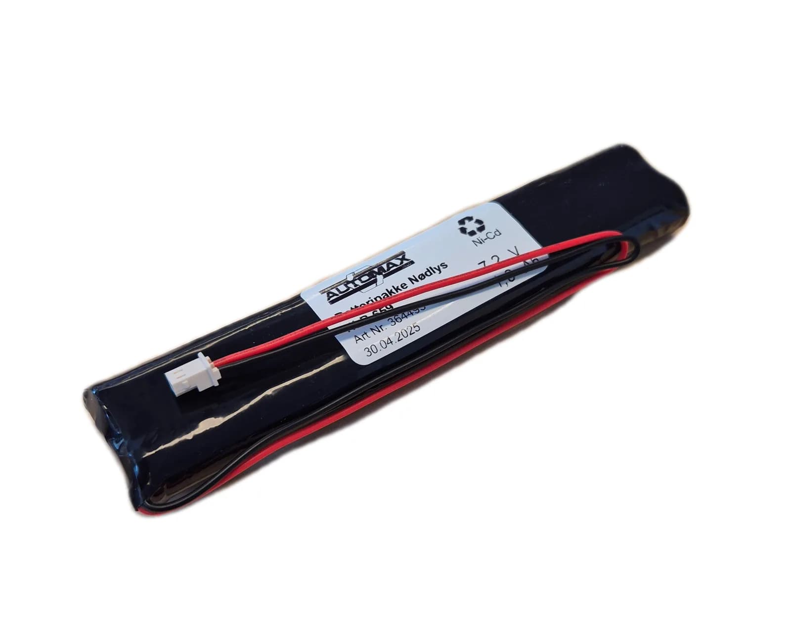 NLB 659 (7,2V-1,0AH-2S-Plugg 34) – bilde 1 av 2