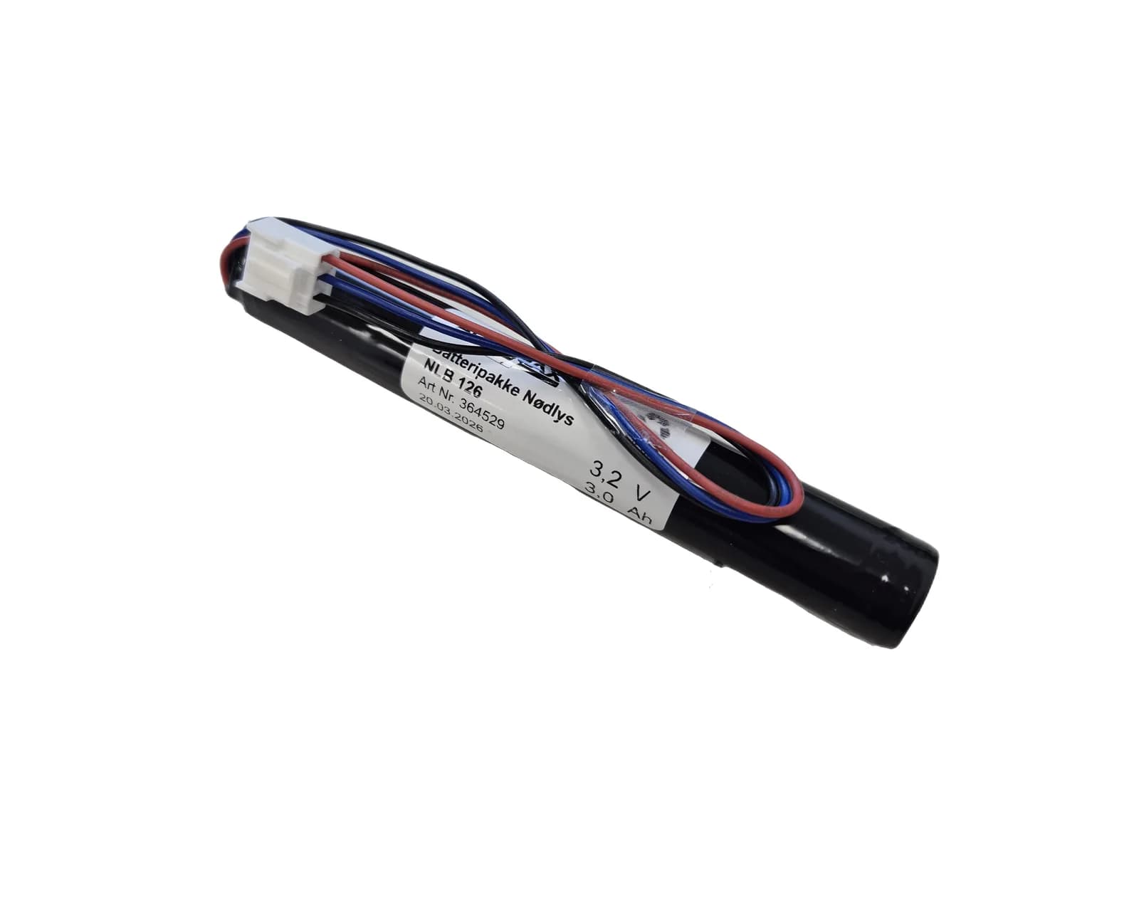 NLB 126 (3,2V-3Ah-S-NTC-Plugg 55) – bilde 1 av 2